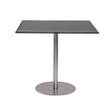 Table Brio noire 75 x 75 cm