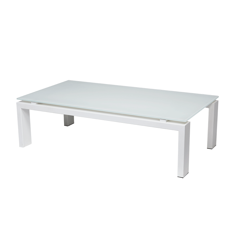 Table basse Wings blanche 130 x 70 x H 38 cm