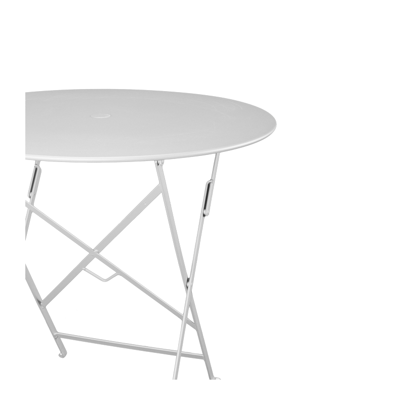 Table Trocadéro ronde blanche Ø 77 cm H 74 cm